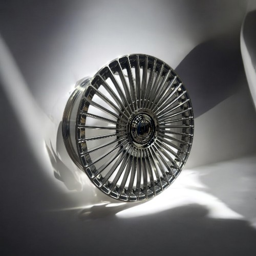 24X10 5X120 5X127 HAWK WHEELS EF1108 CB78.1MM 25MM GLOSS CLEAR POLISHED +BRUSHED FACE FLOATING CAP