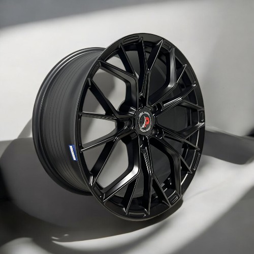 18X8.5 5X113 FLOW FORMING PISTON WHEELS P2089 CB72.6MM 35MM MATTE BLACK