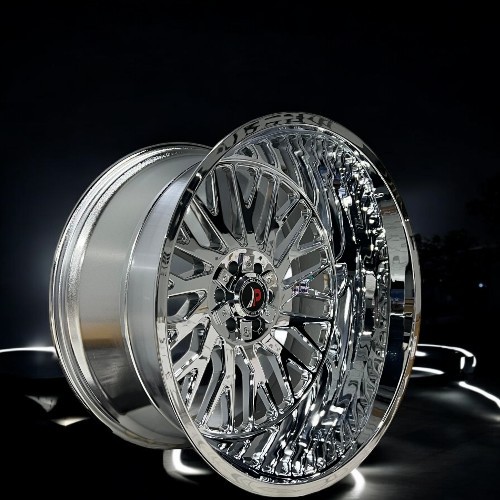 26X14 6X135 6X139.7 PISTON OFF-ROAD WHEELS P3923 CB106.1MM -76MM CHROME