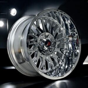 22X12 6X135 6X139.7 PISTON OFF-ROAD  WHEELS P3923 CB106.1MM -44MM CHROME
