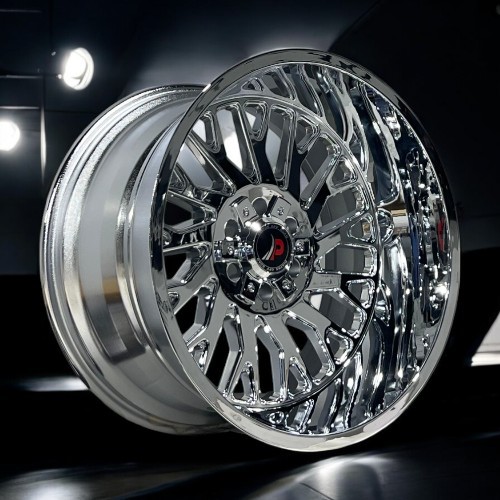 22X12 6X135 6X139.7 PISTON OFF-ROAD  WHEELS P3923 CB106.1MM -44MM CHROME