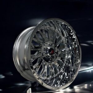 22X12 5X127 5X139.7 PISTON OFF-ROAD WHEELS P3923 CB78.1MM -44MM CHROME